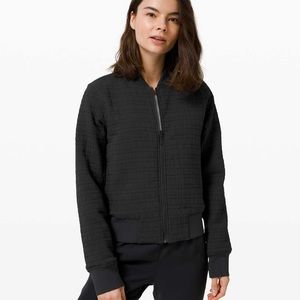 Lululemon Reversible Bomber -Serene travels bomber